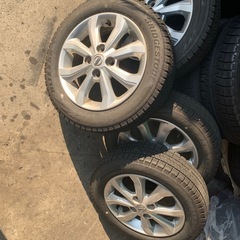 155/65R14スタッドレスタイヤ4本ホイールセット
