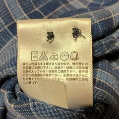 プレミアムリネンチェックシャツ(長袖)　※値下げしました。の画像