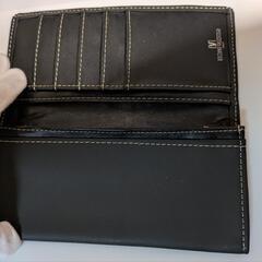 長財布 LUCIANO VALENTINO シープスキン調 本革 小銭入れ有り の画像