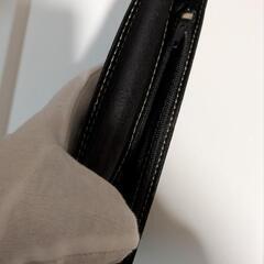 長財布 LUCIANO VALENTINO シープスキン調 本革 小銭入れ有り の画像