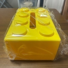 ティッシュケース　ティッシュボックス　新品未使用　イエロー　かわいいの画像