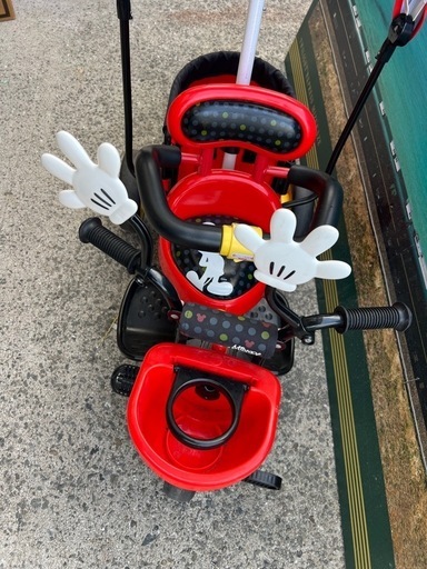 子供用推し三輪車