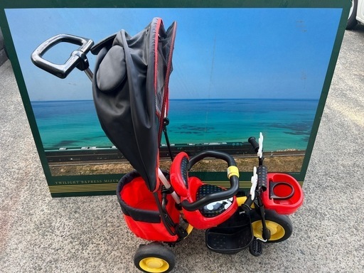 子供用推し三輪車