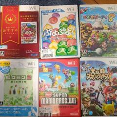 wii 一式　ソフト6本付きの画像