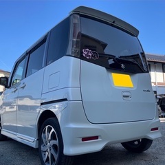 Bluetoothナビ付き☆月々9千円〜分割払い可❗️ 車検2年付き！【名義変更代込み】大人気☆スズキ パレットSW☆Bluetoothナビ付き☆走行中DVD見れます☆電動スライドドア☆ドラレコ☆スマートキー☆フルオートエアコン☆純正アルミ☆事故修復歴無し☆そのまま乗って帰れます‼️の画像
