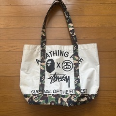 APE✖️ステューシー　トートの画像