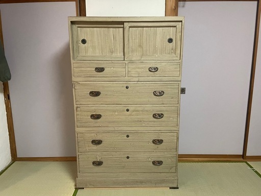 【2千円】桐タンスおしゃれレトロ