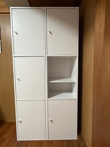 取引中キャンセル待ち　ホワイト　棚シェルフ