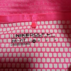 【美品NIKE】ナイキゴルフウェア　レディース　ピンク　Mの画像
