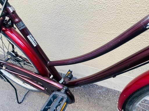足回りが丈夫なダブルハンガーの中古自転車です。防犯登録も込みの料金ですので、自転車店に行く手間なしです！新品部品使い、整備点検済み