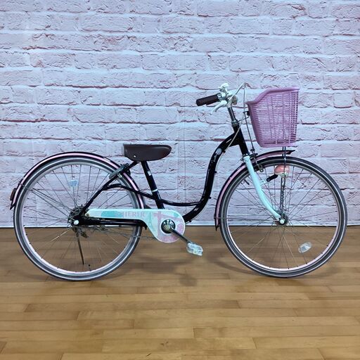 【小学生用】整備済 CBA24型 シュリール 中古 子供用自転車 身長127cm程度から小学生まで 黒色 \u003c自転車のオオムラ 静岡店\u003e