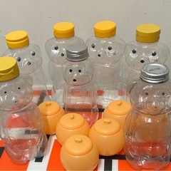 クマさん＆オレンジ　空き容器　13個