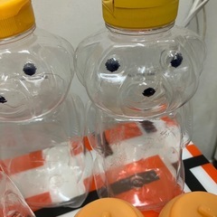 クマさん＆オレンジ　空き容器　13個の画像