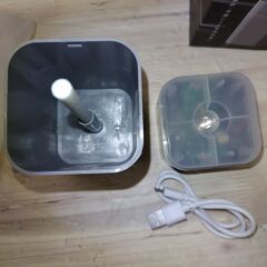 美品　未使用品　ウォームライン 卓上加湿器　手のひらサイズ　35613-MTの画像