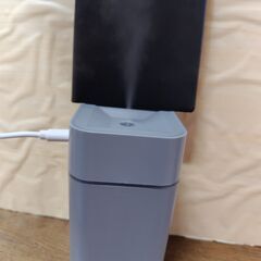 美品　未使用品　ウォームライン 卓上加湿器　手のひらサイズ　35613-MTの画像