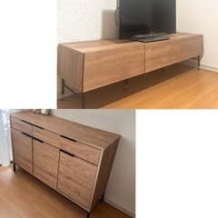 LOWYA テレビボード　キャビネット　