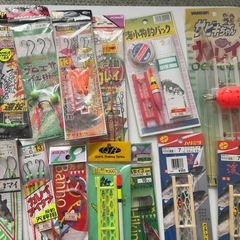 釣具 仕掛け 針 重り など いろいろセット 12の画像