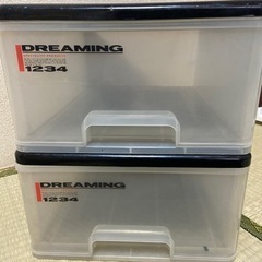 ③2個セット家具 収納家具 収納ケースの画像