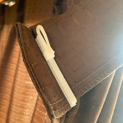 カーテン ブラウン 100×139 生地薄め の画像