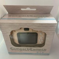 コンパクトカメラ パステルカラー ピンク　キッズカメラ　子供カメラ