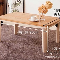 こたつ、こたつ布団お譲りしますの画像