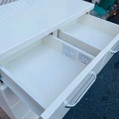 《売約済》【武蔵小山店】【～4/14限定SALE！店内全品20%お値引き！】  チェスト　箪笥　タンス　衣類収納　引き出し　マルミツ　丸光　検　ニトリ　NITORI エナメル　drawer chest furniture の画像