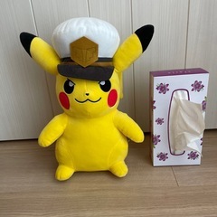 ピカチュウ　ぬいぐるみ　キャプテンピカチュウの画像