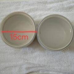 【中古】蓋付き陶器 2個セット