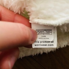 【大人気】パタゴニア　くまさん帽子3〜6M　の画像