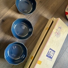 【新品未使用】食器セット 皿 ボウル 鉢 青