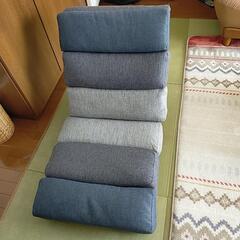 折り畳み座椅子　簡易ベッドの画像