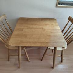 ダイニングテーブルセット（2人掛け）の画像