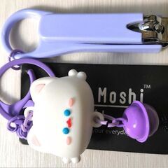 かわいい爪切り付猫のキーホルダー【本日限定】価格の画像