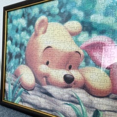 プーさんパズル完成品の画像