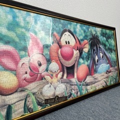 プーさんパズル完成品の画像