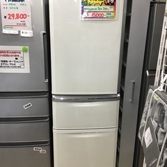 3ドア冷蔵庫　MITSUBISHI   2011年製　370L 自動製氷有　中古品　※現金払いのみ