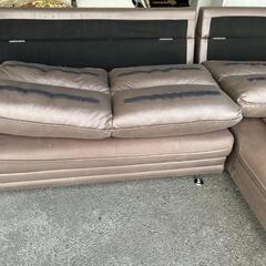★〚店頭決済も可能〛カウチソファ　ソファ　※店頭には展示をしておりません　【配達は要決済前問い合わせ】の画像