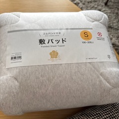未使用の敷きパットとラグ