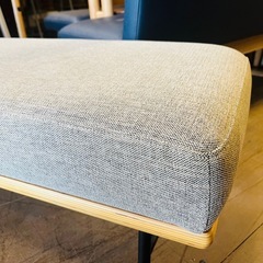 《売約済》【武蔵小山店】【～4/14限定SALE！店内全品20%お値引き！】　  unico ウニコ FUNEAT bench backrest ファニート ベンチ バックレスト ソファ アームレス オーク おしゃれ 北欧スタイル (検索 北欧 ダイニング　ソファダイニング　ベンチ　アイアン　ナチュラル　ソファー　の画像