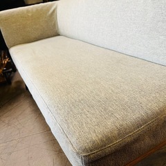 《売約済》【武蔵小山店】  unico ウニコ FUNEAT bench backrest ファニート ベンチ バックレスト ソファ アームソファオーク おしゃれ 北欧スタイル (検索 北欧 ダイニング　ソファダイニング　ベンチ　アイアン　ナチュラル　ソファー　カウチ　ソファベッドの画像