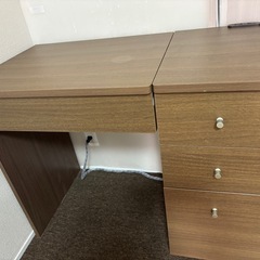コンセント2口付きドレッサー