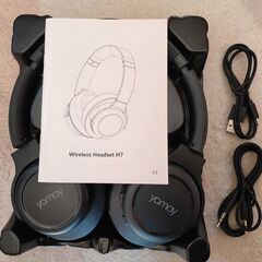 【中古動作確認品】yamay ワイヤレスヘッドホン　OVER EAR WIRELESS HEADPHONE H7の画像