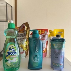 シャンプー　洗剤等の画像