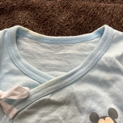 【ディズニーベビー×西松屋】ミッキーマウスノースリーブ肌着【50-60】の画像