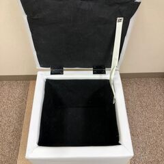 【無料・リメイク向け】スツール　白　330×330×330mm　＜２＞の画像
