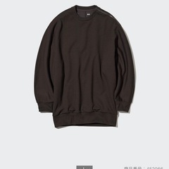 UNIQLO/レディースLサイズ/ダークブラウン/ドライスウェットクールシャツの画像