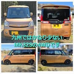 MK32SスペーシアTターボ4WDフォグ ナビTV DVD ETC　整備済車検２年付きの画像