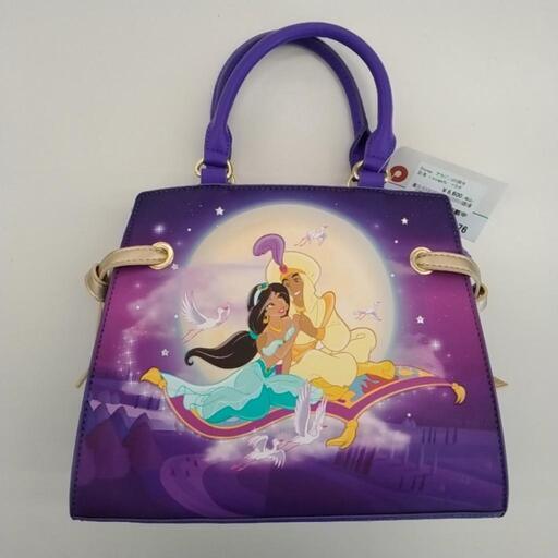 未使用品！Disneyアラジン 30周年Anniversary Loungefly コラボバッグ TJ10276