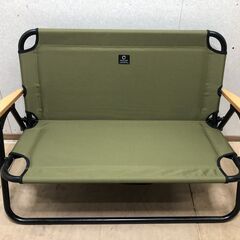 美品　QUICK CAMP　クイックキャンプ　ダブルチェア　二人...