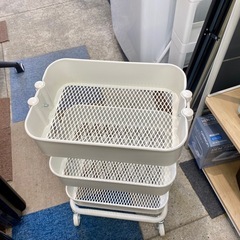 ＩＫＥＡ/イケア RASHULT/  中古 ワゴンホワイトの画像